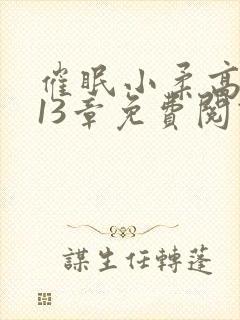 催眠小柔高达第13章免费阅读