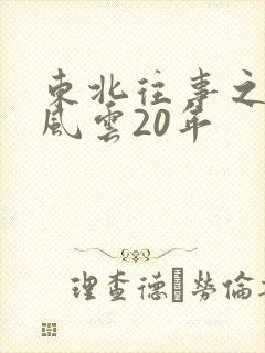 东北往事之黑道风云20年