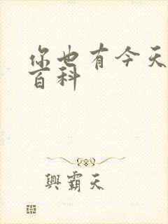 你也有今天百度百科