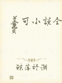 姜可小说全文免费