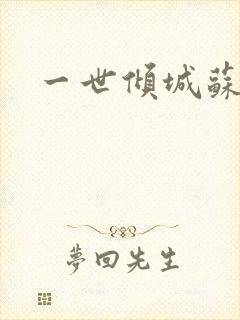 一世倾城苏小暖