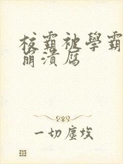 校霸被学霸玩到崩溃腐