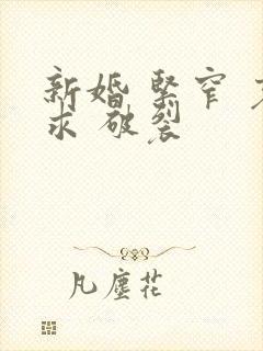 新婚 紧窄 哀求 破裂