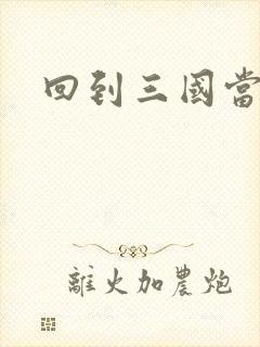 回到三国当军阀