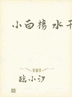 小白杨 水千丞