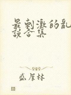 最刺激的乱惀小说合集