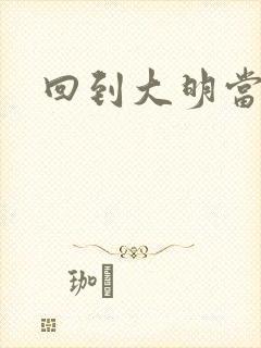 回到大明当才子