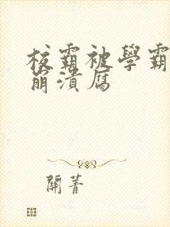 校霸被学霸玩到崩溃腐