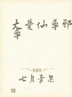 大爱仙尊邪银魔尊