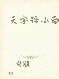 天字号小白脸