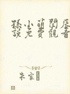 孙小萌闫辰的小说免费观看