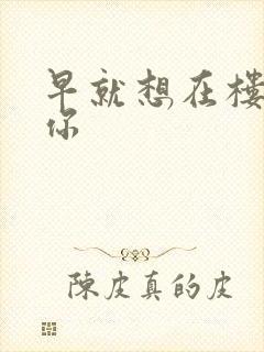 早就想在楼梯要你