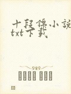十段锦小说全本txt下载