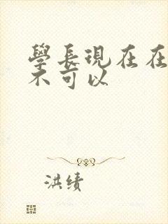 学长现在在上课不可以