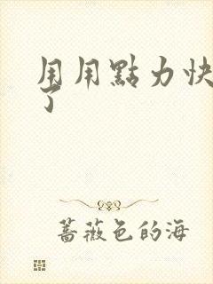 用用点力快要到了