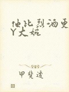 他比烈酒更撩BY大婉