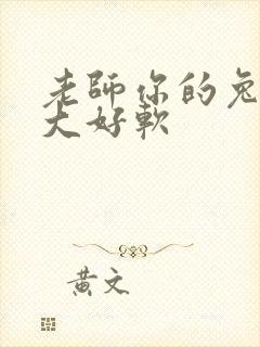 老师你的兔子好大好软