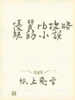 优质rb攻略系统的小说