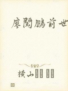 廖阅鹏前世今生