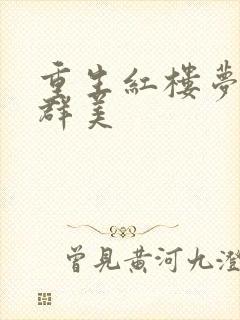 重生红楼梦之御群美