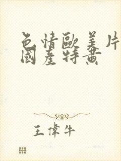 色情欧美片午夜国产特黄