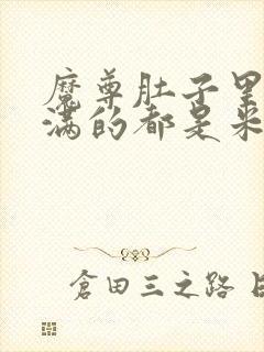 魔尊肚子里面满满的都是米青