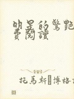 明星的惊艳史免费阅读