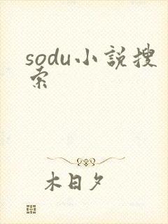 sodu小说搜索