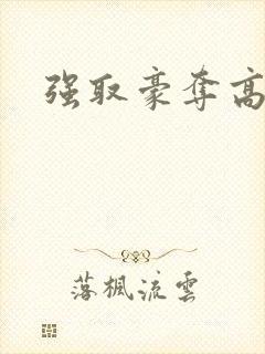 强取豪夺高干文