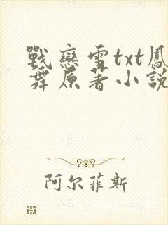 战恋雪txt凤舞原著小说