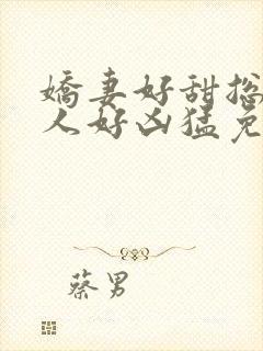 娇妻好甜总裁大人好凶猛免费小说