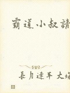 霸道小叔请轻撩