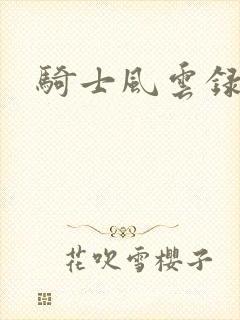 骑士风云录