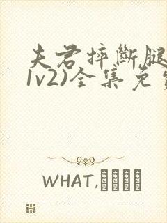 夫君摔断腿后(1v2)全集免费阅读