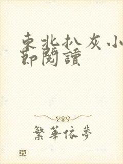 东北扒灰小说分节阅读