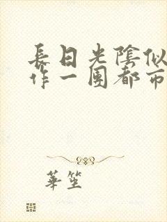 长日光阴似箭乱作一团都市言情