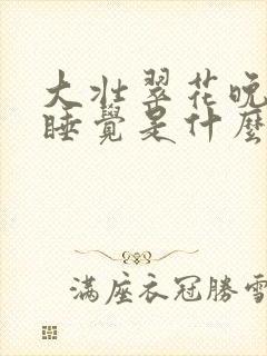 大壮翠花晚上不睡觉是什么电视剧