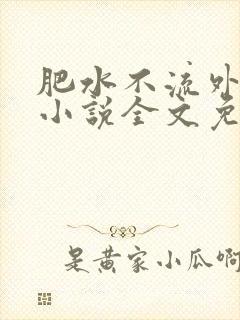 肥水不流外人田小说全文免费阅读1