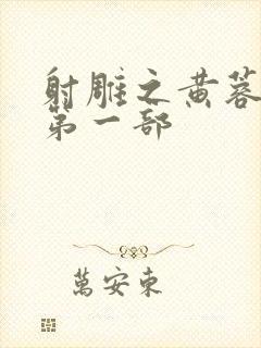 射雕之黄蓉新传第一部