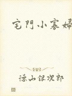 宅门小寡妇
