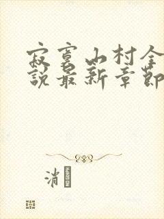 寂寞山村全部小说最新章节