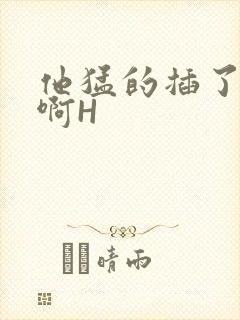 他猛的插了进去啊H