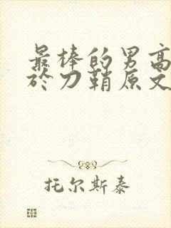 最棒的男高中生于刀鞘原文阅读