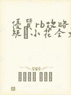 优质rb攻略系统寀小花全文免费阅读