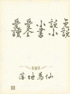 爱爱小说免费阅读全书小说乡村