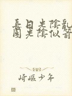 长日光阴乱作一团光阴似箭