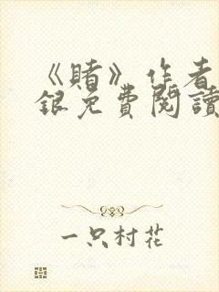 《赌》作者木口银免费阅读