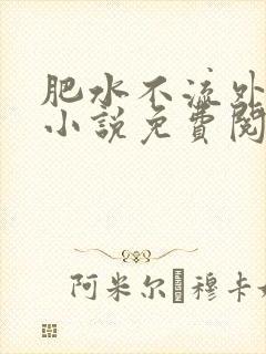 肥水不流外人田小说免费阅读