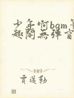 少年啊bgm笔趣阁无弹窗免费