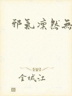 邪气凛然无弹窗